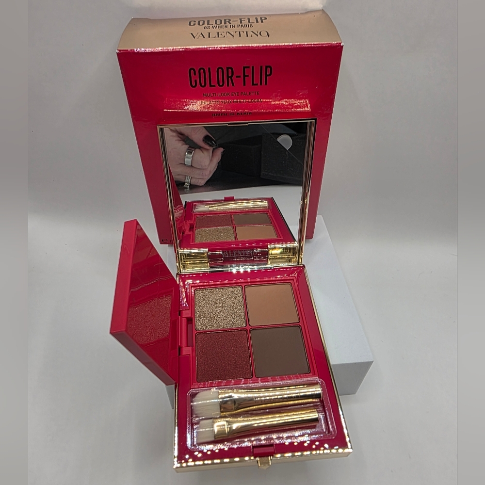 Valentino Color-Flip Eyeshadow 8 Shade Palette - 04 When in Paris BNIB Authentic
